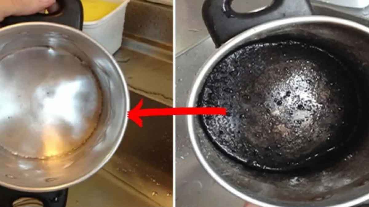 Fondi di pentole bruciati e incrostati: questo potente sgrassatore fai-da-te risolve tutto