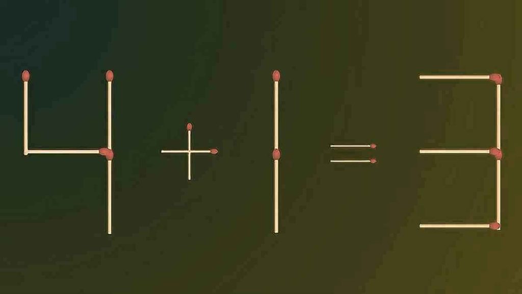 Test del QI per intellettuali: Risolvere 4+1=3